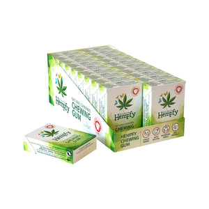 Hempfy natural chewing gum, trial set 6 boxes
