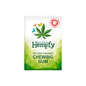 Hempfy natural chewing gum, trial set 6 boxes